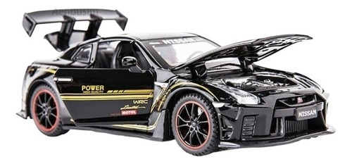 Nissan Gtr R35 Miniatura Autos De Metal Adornos Coleccionabl