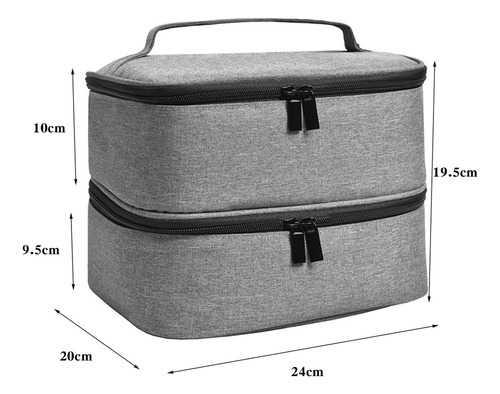 Bolsa De Almacenamiento De Esmalte De Uñas De Doble Capa