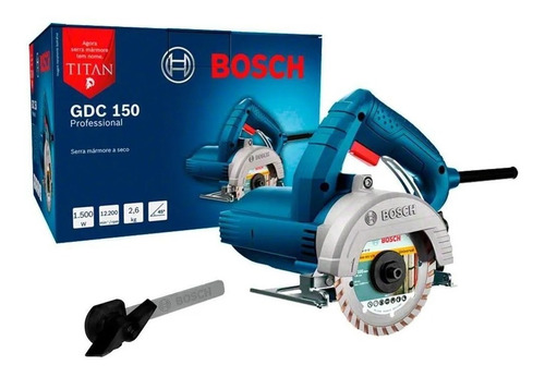 Serra Mármore Bosch Titan 5 Polegadas 1500w Gdc150