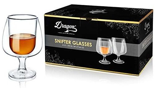 Vasos De Whisky Copas De Brandy De Doble Pared Aislante...