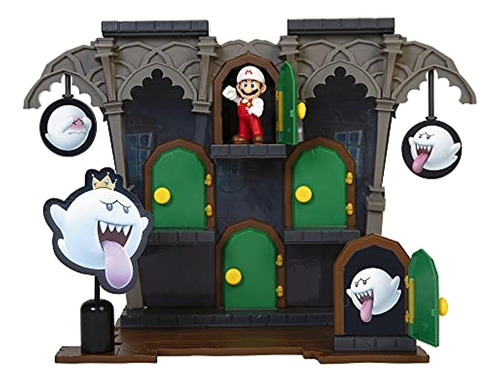 Figuras De Acción Super Mario Deluxe Boo Mansion Playset