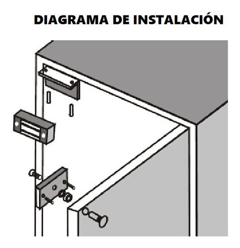 Imagen 5 de 9 de Cerradura Electromagnetica 60 Kg M60
