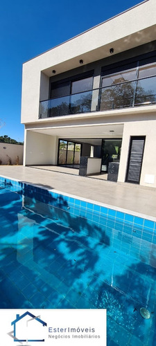 Imagem 3 de 30 de Linda Casa No Condominio Altavis Em Aldeia Da Serra Com Mais Fino Acabamento E Melhor Preço - Ca00544 - 71030529