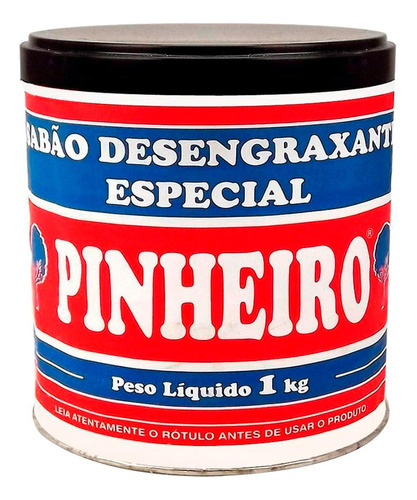 5 Sabão Desengraxante Mecanico Graxa Especial Pinheiro 1kg