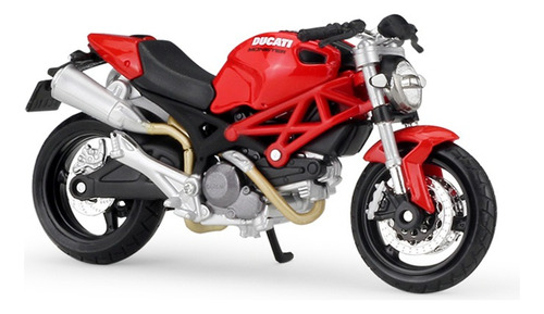 Ducati Monster 696 Miniatura Metal Moto Con Base Exposit [u]