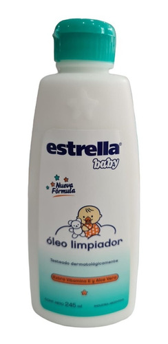 Óleo Limpiador Estrella Baby Extra Vitamina E Y Aloe 245 Ml