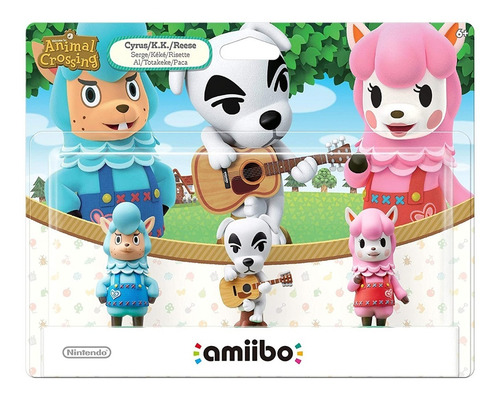 Nintendo Amiibo - Travesía De Animales (3 Unidades)