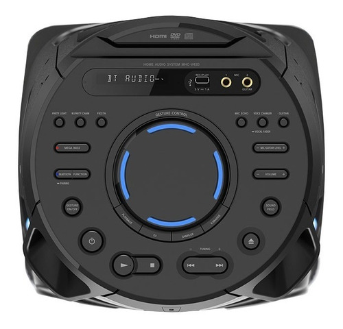 Imagen 3 de 6 de Equipo De Audio Alta Potencia Sony V43d Bluetooth Fm