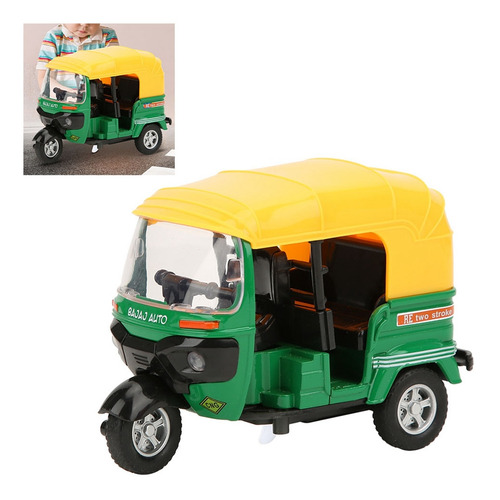 Motocicleta De Tres Ruedas Modelo 1:14 De Aleación Para Niño