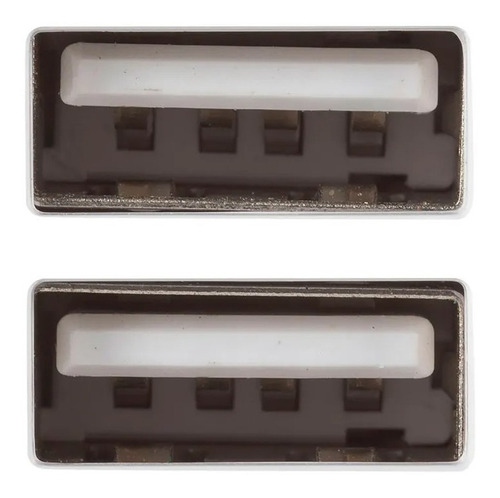 Imagen 2 de 5 de Multicontacto Y Supresor De Picos Ecube 2 Puertos Usb, Iusa