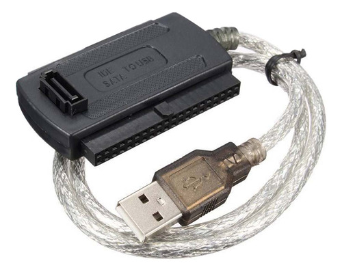 Cable Adaptador Usb 2.0 Macho A Ide 2.5 3.5 Duro