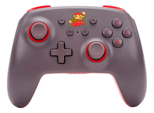 Joystick Inalambrico Power A Para Nintendo Switch Macrotec Color Mario Joy