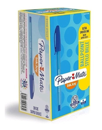 Bolígrafos Paper Mate Inkjoy Caja X 50 Unidades (azul)