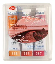 Comprar Acuarela White Nights En Estuche X3 Pomos Colores Flame