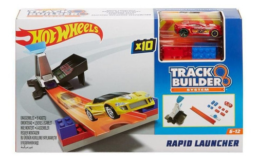 Conjunto De Pista Hot Wheels Lançador Veículo Mattel