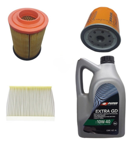 Kit Filtros Ford Focus 2 Nafta Fram + Aceite 10w40