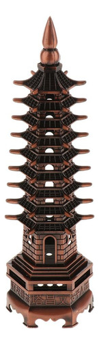 Modelo Torre Pagoda Fengshui Ornamento Accesorios De Oficina