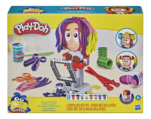 Set De Juego Peluquería Play Doh Plastilina P/ Niños +3