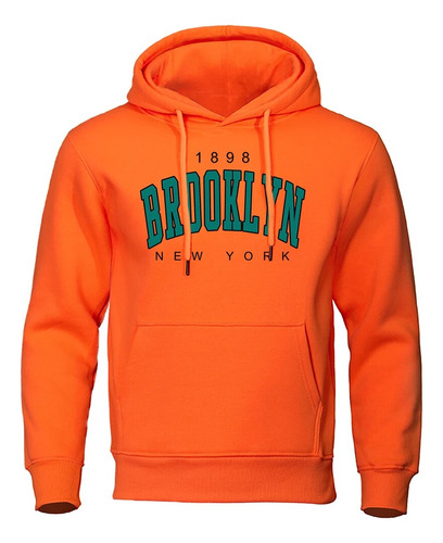 Sudadera Con Capucha De Algodón Con Estampado De Brooklyn Pa