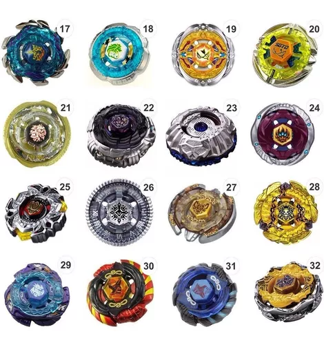 Kit 4 Beyblades Originais Rapidity Metal Completo + Brinde