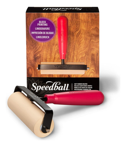 Rodillo Speedball De Goma Suave 4 In