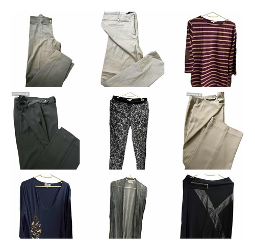 Pantalon, Pollera, Saco Y Remeras Mujer M/llote