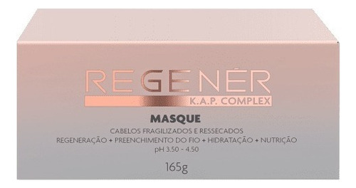 K.pro Regenér Máscara Capilar K.a.p Complex Hidratação 165g