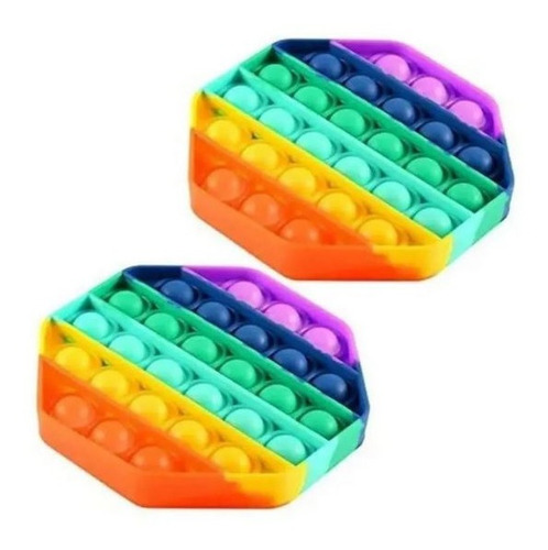 Pack 3 Push Pop Bubble Fidget Toy Autismo Juguete Sensorial