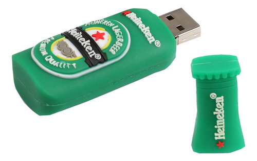 Imagen 7 de 10 de 1 Pieza Flash Usb Exquisito Elegante Botella De Cerveza