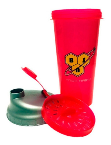 Imagen 2 de 10 de Shaker Vaso Mezclador Rejilla Rompe Grumos Bsn 500 Ml