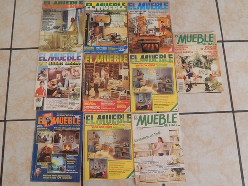 El Mueble Revistas Lote 12 Retro Diseño Carpinteria Dist0