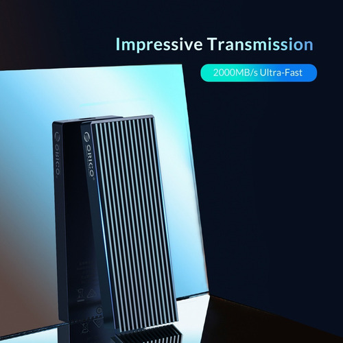 De M.2 Nvme Gabinete Tipo C 10 Gbps Sata Drive Con Cable Usb