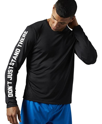 Camiseta Reebok Para Hombre Re Ls Tee Deportes Running