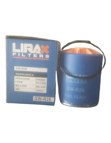 Filtro De Aceite Lirax Gw-r26 Diesel Trampa Agua Ford