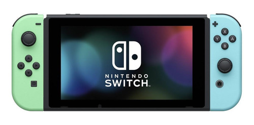 Imagen 1 de 2 de Nintendo Switch 32GB Animal Crossing: New Horizons color verde pastel y azul pastel