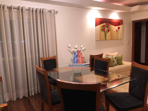 Imagem 2 de 14 de Apartamento Com 3 Dormitórios À Venda, 95 M² Por R$ 530.000 - Edifício Mestriner - Cariobinha - Americana/sp - Ap1098