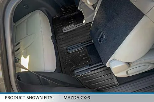 Forro De Piso Para Tercera Fila Mazda Cx-9 2020-2021, Negro