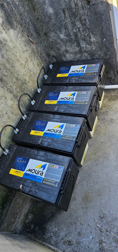 Bateria Solar Moura Ms234 Ah Usada C Garantia De Nota Fiscal (Usado)