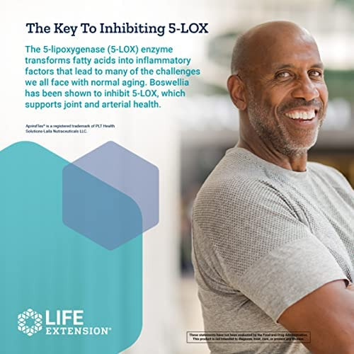 Life Extension Inibidor 5-lox Com Aprèsflex - Suporte À Saúd