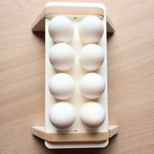 Imagen 9 de 9 de Huevera De Madera X 2 ¡combo! -diseñamos Y Fabricamos