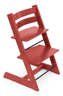 Cadeira de alimentação para bebê Stokke Silla para Bebé Tripp Trapp W100136 com desenho de warm red - vermelho