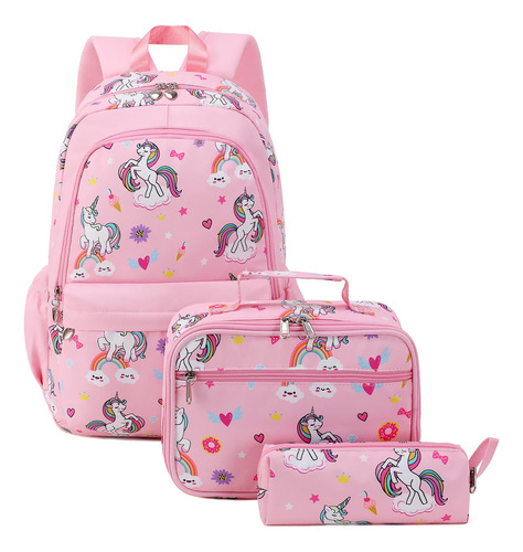 Unaineovo Unicornios Escuela Mochila De Chicas 3 En Ytjve