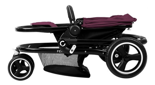 Coche Ferro 3 En 1 Carestino Jogger Mora + Accesorios