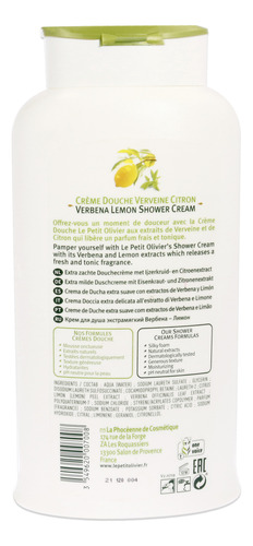 Crema De Ducha Le Petit Olivier Verbena 500ml Para Mujer