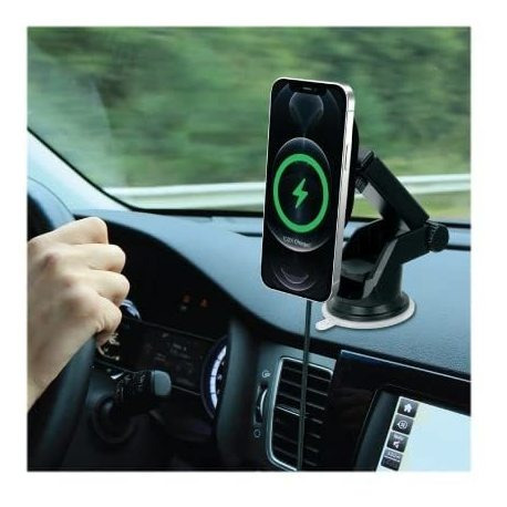 Mag Charge Mount:10w Magnetic Wireless Charging Dash Car