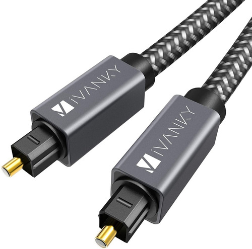 Ivanky - Cable Óptico Toslink De Audio Digital Tv, Ps4, Xbox