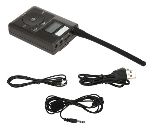 Transmisor Fm Fm Mic Radio Mini Broadcast Aux