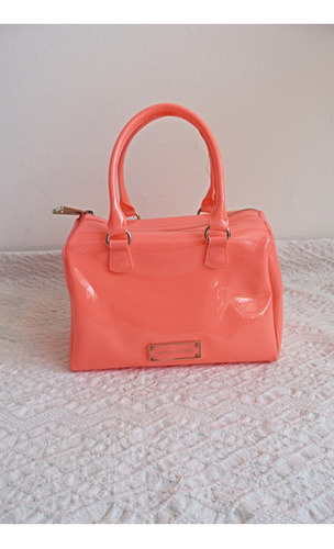 Cartera Victoria's Secret Naranja Neon 