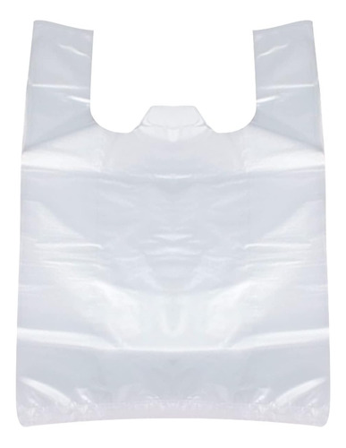 Lemecoo Bolsas Tipo Camiseta Grandes De Plástico Con Asas, 1