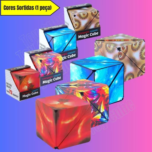 Cubo Mágico Magnético 3D Sashibo Importado 72 Formas Diferentes - Quick  Shop - Cubo Mágico - Magazine Luiza